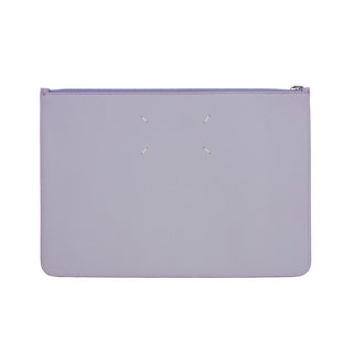 Maison Margiela Purple Calfskin Clutch Bag