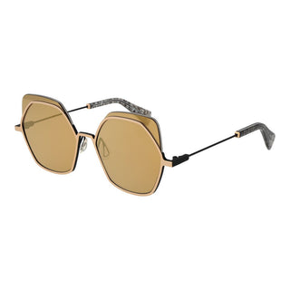 Yohji Yamamoto Half-Rim Stainless Steel Sunglasses