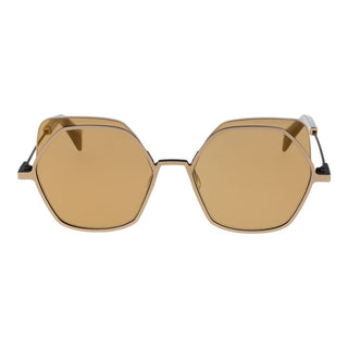 Yohji Yamamoto Half-Rim Stainless Steel Sunglasses