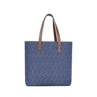 Fendi Embroderied denim Tote Bag