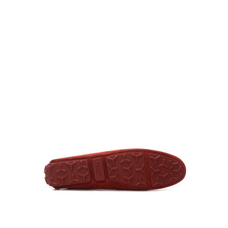 Bally Bordeaux Leder-Slipper