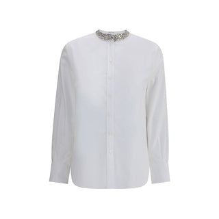 Alexander McQueen Shirt with embellished collar
