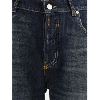 Alexander McQueen Vintage effect Jeans