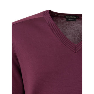 Tom Ford Purple Silk Sweater