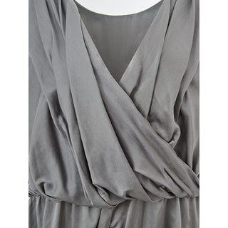 Lardini Gray Silk Long