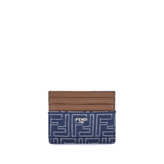 Fendi Denim Card Holder