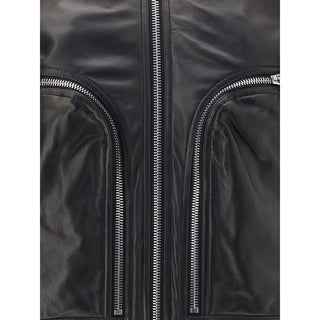 Rick Owens Bauhaus Flight Leather Jacket
