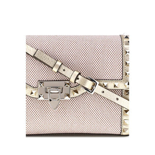 Valentino Garavani Small canvas Rockstud Shoulder Bag
