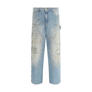 Golden Goose Blue Cotton Jeans Denim