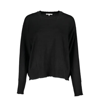 Patrizia Pepe Black Fabric Sweater