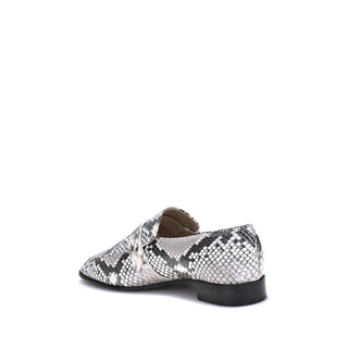 Ferragamo Python print leather Loafers