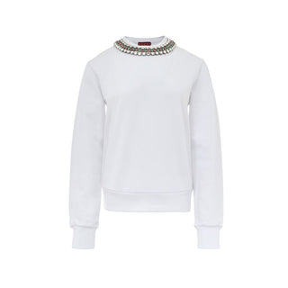 Gucci White Cotton Sweatshirt