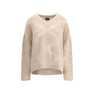 Giorgio Armani V-neck cashmere and alpaca blend Sweater