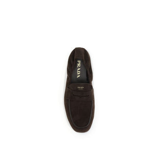 Prada Suede Shuffle Loafers