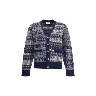 Thom Browne FUN MIX FAIRISLE FLOAT JACQUARD RELAXED