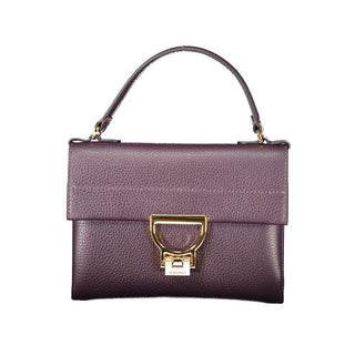 Coccinelle Purple Leather Handbag