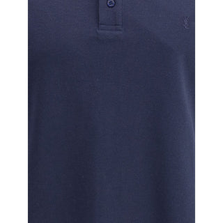 Saint Laurent Cassandre cotton polo Shirt