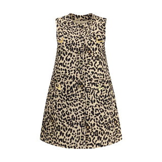 Valentino Leopard-print long Vest