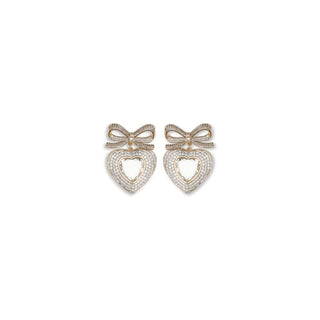 Self-Portrait Gold Brass Earrings