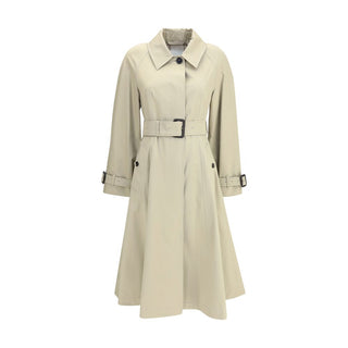 Burberry Ellingham fit-and-flare long gabardine Trench Coat
