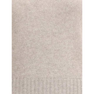 Allude Beige Cashmere Cashmere Sweater