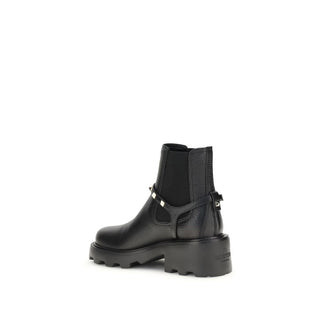 Valentino Garavani Leather Ankle Boots