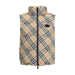 Burberry Check vest Down Jacket