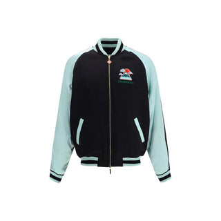 Casablanca Two-tone satin bomber Jacket