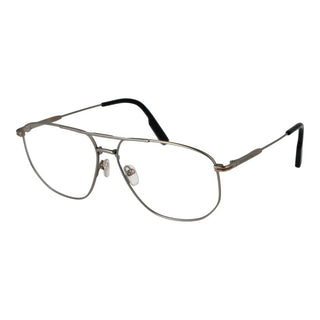 Ermenegildo Zegna Silver Men Optical Frames