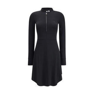 Courrèges Zippered jersey biker Dress