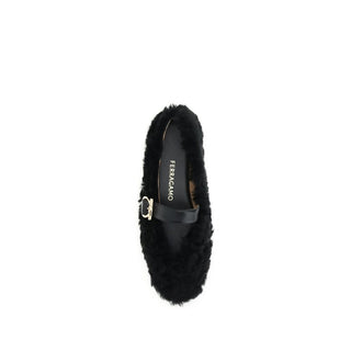 Ferragamo Gancini-embellished Ballerinas