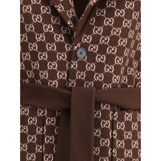 Gucci Silk and wool reversible Coat