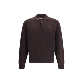 Burberry Cashmere long-sleeved polo Sweater