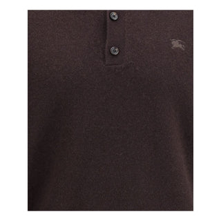 Burberry Cashmere long-sleeved polo Sweater