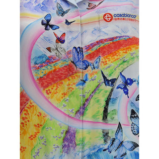 Casablanca Teacher Butterfly Landscape short sleeves Shirt