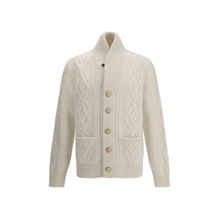 Brunello Cucinelli Cable-Knit Cashmere Cardigan