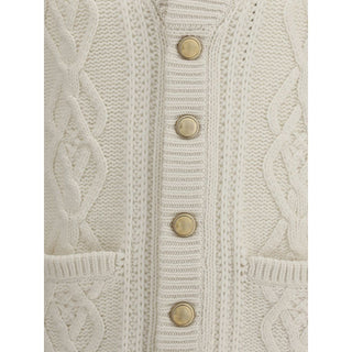 Brunello Cucinelli Cable-Knit Cashmere Cardigan