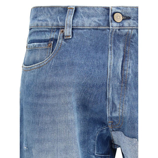 Margiela Blue Cotton Jeans