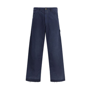 Margiela Blu Cotton Trousers