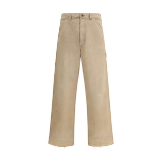 Margiela Blu Cotton Trousers