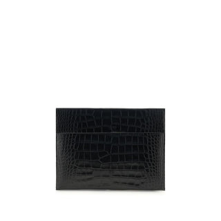 Tom Ford Crocodile print leather Pouch