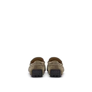 Tod's Beige Suede Leather Moccassin