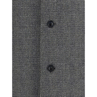 Margiela Single-breasted coat in virgin wool blend