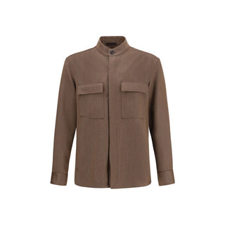 ZEGNA Wool Ovs-overshirt