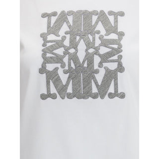 Max Mara Embroidered monogram T-shirt