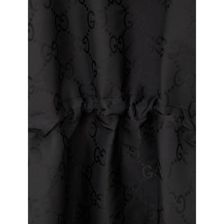 Gucci Black Polyester Trench Coat