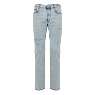 Jacob Cohen Blue Cotton Skinny Jean