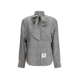 Thom Browne Hunting Tweed Silk Twill Shirt