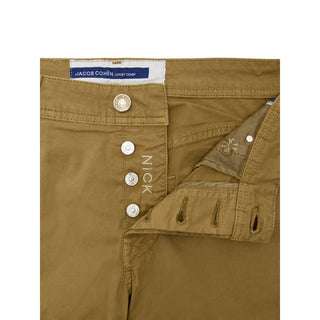 Jacob Cohen Yellow Cotton Skinny Pant
