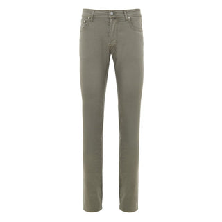 Jacob Cohen Gray Cotton Skinny Pant